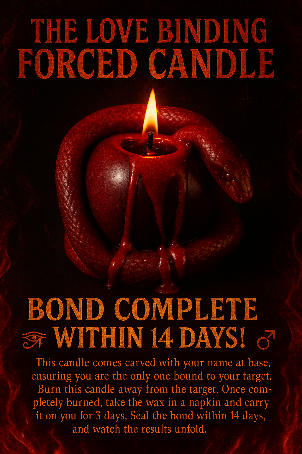 Love Binding Forced Candle! BOND COMPLETE within 14 days!