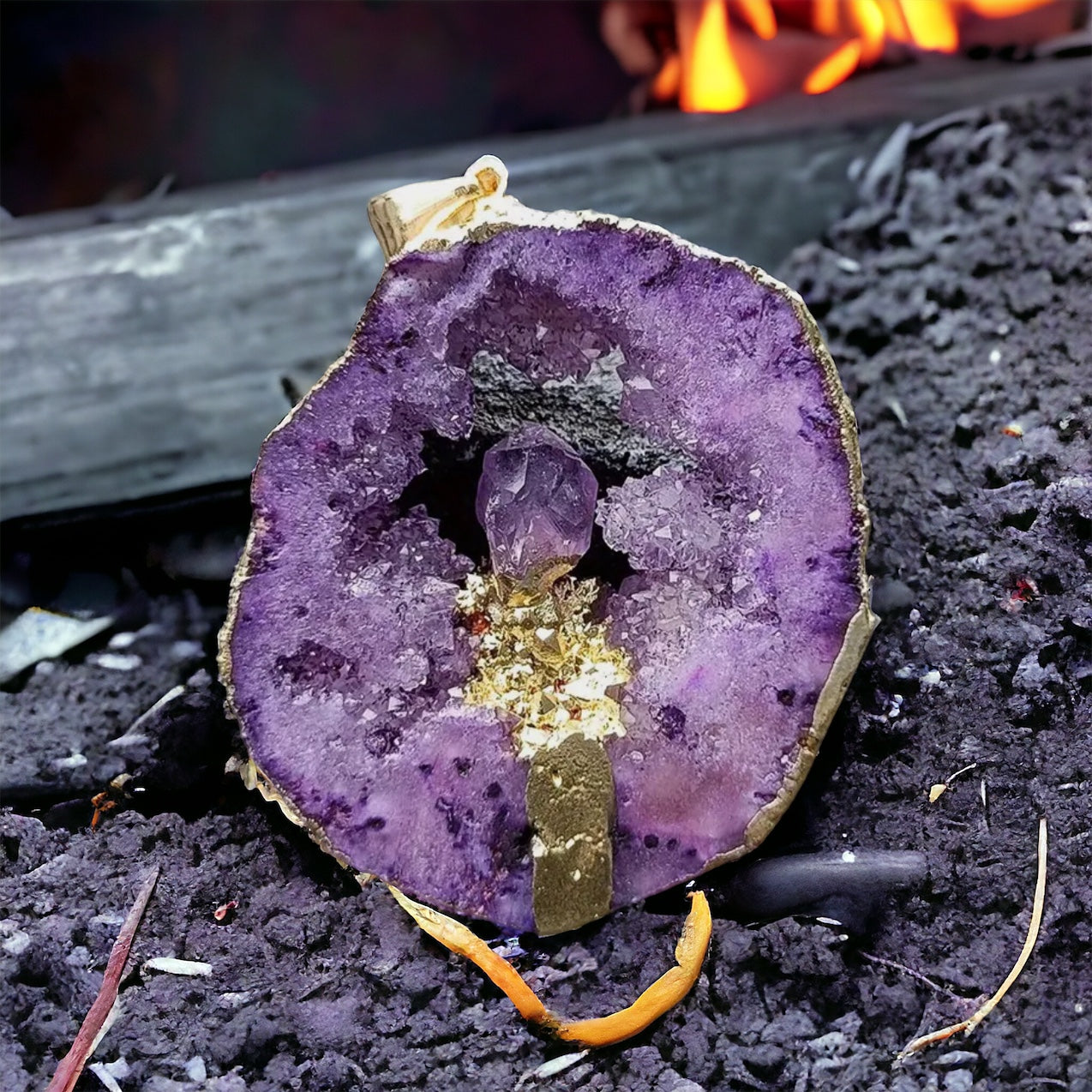 Amethyst necklace generates the most purest energy, dedicated to self love and love of spirit