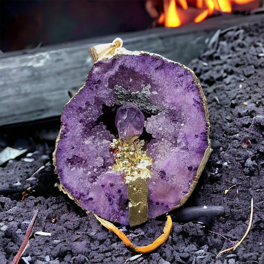 Amethyst necklace generates the most purest energy, dedicated to self love and love of spirit