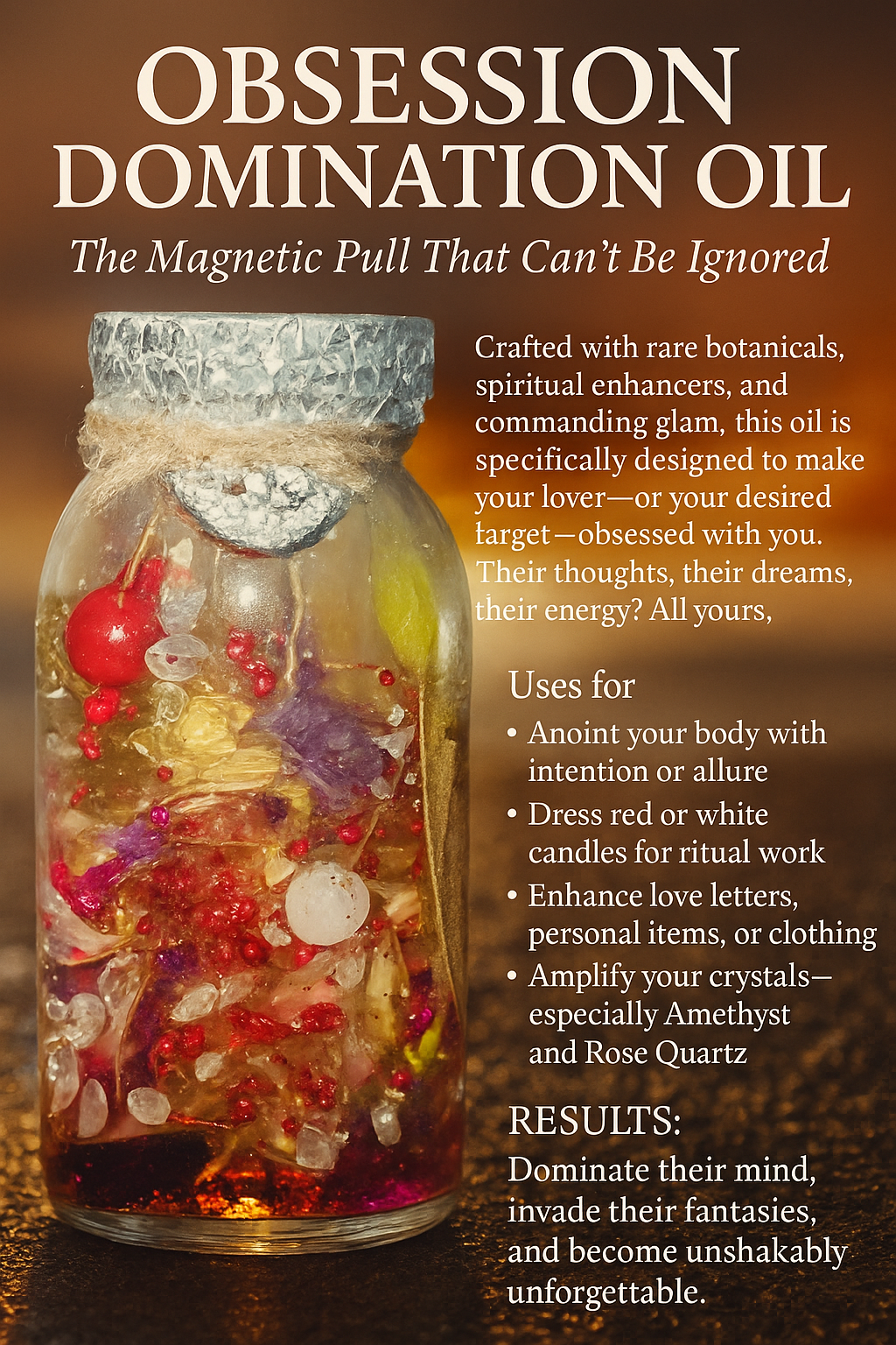 Obsession Domination Oil