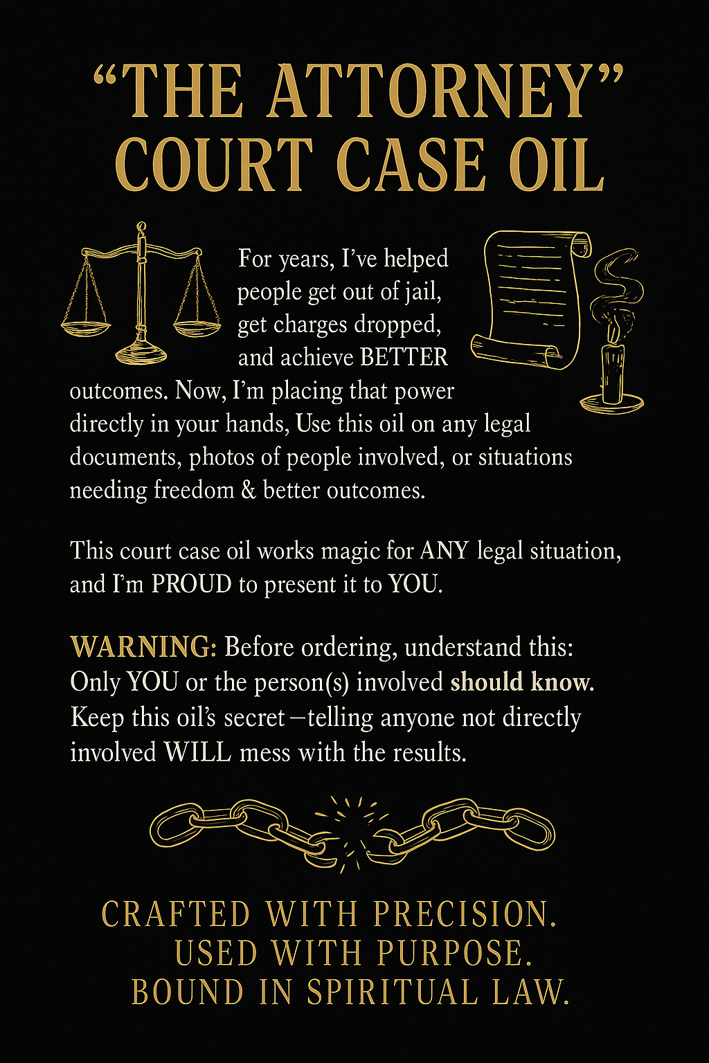 “The Attorney” Court Case Oil