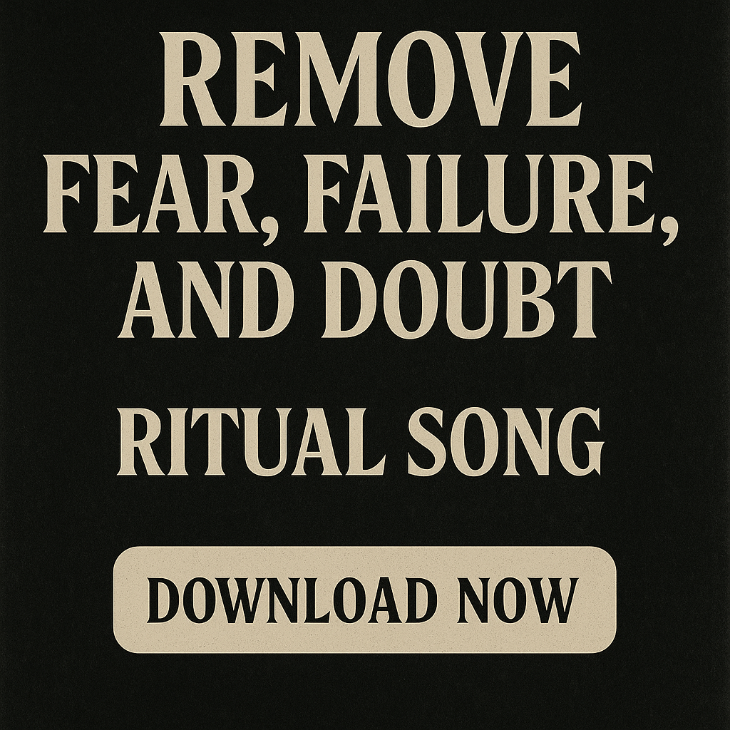 “REMOVE: A Ritual Song to Cleanse Fear, Failure & Doubt”